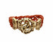 Bracelet Bracelet ancien corail important fermoir or jaune 58 Facettes