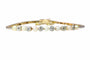 Bracelet Bracelet Art Déco en diamants et perles 58 Facettes 24137-0350