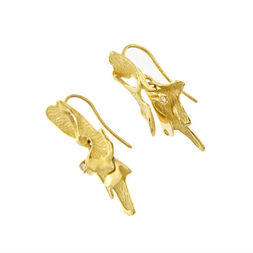 Boucles d'oreilles Boucles d'oreilles pendantes feuilles 58 Facettes 34516