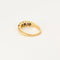 Bague 54 Bague jaretière or jaune et diamants 58 Facettes DRE15662