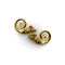 Boucles d'oreilles Boucles d'oreilles vintage en forme de tête de taureau en spirale en or 22 carats de Lalaounis 58 Facettes A2000X