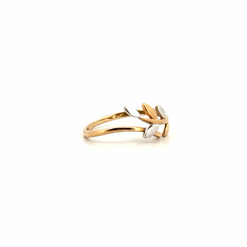 Bague 52 Bague Lierre Or jaune & Blanc 58 Facettes 64-GS35990