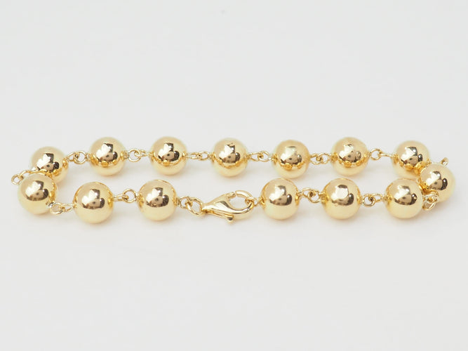 Bracelet Bracelet Marseillais Boules en or jaune 58 Facettes 33312