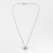 Collier Pendentif croix or blanc et diamants, et chaine 58 Facettes MAN1333