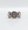 Bague 48 Bague trilobée vintage or jaune et diamants 58 Facettes A05793