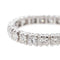 Bague 54 Bague Alliance Or blanc Diamant 58 Facettes 3256629CN