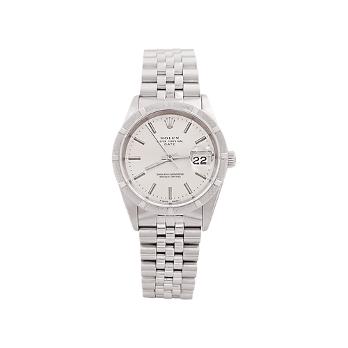 Montre Montre Rolex "Oyster Perpetual Date" acier. 58 Facettes 34259