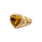 Bague 52 Bague Repossi "Coeur" or jaune, diamants, citrine. 58 Facettes 34359
