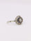 Bague 55 Bague art déco or blanc saphirs diamants 58 Facettes J360
