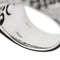 Bague 55 Bague bandeau diamants noirs et blancs 58 Facettes 25639