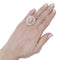 Bague 56 Bague M.Gérard corail, diamants. 58 Facettes 32500