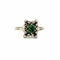 Bague 58 Bague Pompadour Or Blanc 18k, Platine, Diamants et Émeraude 58 Facettes 30-GS34604