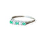 Bague 52 Bague émeraudes et diamants en or blanc 18 carats 58 Facettes 348