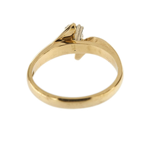 Bague Bague solitaire contrariée avec diamant 0,30 ct 58 Facettes 31425