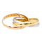 Bague 55 Cartier Bague Trinity Or jaune 58 Facettes 2971279CN