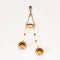 Collier Collier négligé or jaune et blanc, rubis et diamants 58 Facettes CHAT1194