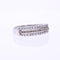 Bague 52 Bague jonc triple rang diamants 58 Facettes 20-040
