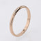 Bague 62 Alliance homme or rose bombée 58 Facettes 15-149A