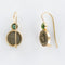 Boucles d'oreilles Boucles d'oreilles tourmalines et camées sur pierre de lave 58 Facettes 17-235