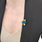 Broche Broche Cartier "Les Inséparables" or jaune, diamants, pierres de couleur. 58 Facettes 33881