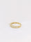 Bague 53.5 Demi-alliance vintage en or et diamants en serti clos 58 Facettes J153