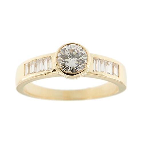 Bague 59 Bague solitaire avec diamant 1,16 ct 58 Facettes 36332