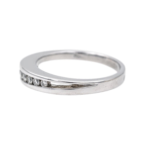 Bague 54 Bague Or blanc Diamant 58 Facettes 4064401CN