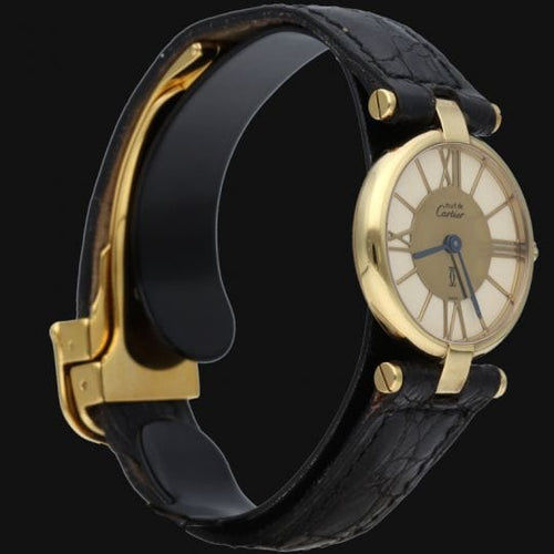Montre Cartier Montre Must De Cartier Vermeil 58 Facettes MT41275