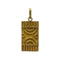 Pendentif Pendentif design géométrique Art Déco or jaune 58 Facettes 330084158