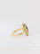 Bague 52 Bague marquise vintage or diamants saphirs calibrés 58 Facettes J176