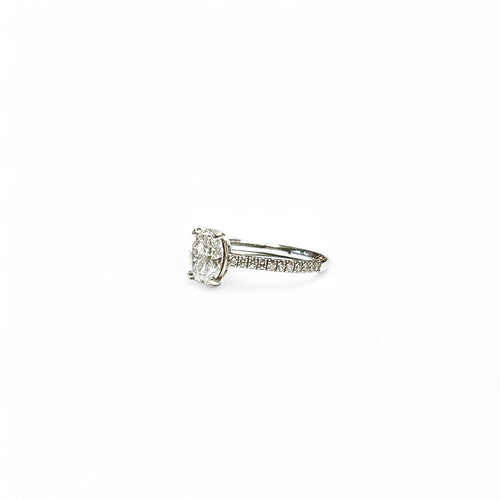 Bague 49 Bague solitaire diamant D/VS2 58 Facettes REF2537-304CF