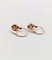Boucles d'oreilles Petites Dormeuses or rose, perle (circa 1900) 58 Facettes A06037