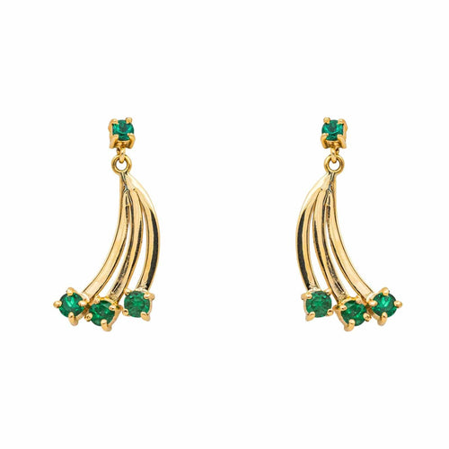 Boucles d'oreilles Boucles d'oreilles  Or jaune Emeraude 58 Facettes 5052465RV
