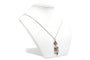 Collier Collier Napoléon III or jaune, argent, pierre du Rhin et diamants taille rose 58 Facettes B775