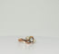 Bague Bague croisée antique avec diamant naturel et deux perles en or jaune et rose 58 Facettes 2206099