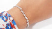 Bracelet 14.5cm Bracelet rivière en or blanc et diamants 58 Facettes 32158