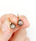 Dormeuses victoriennes or rose et diamant