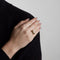 Bague or jaune et diamants