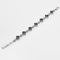 Bracelet Bracelet or blanc saphirs 58 Facettes LP75/1