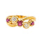 Bague 51.5 Bague Or jaune Rubis, Diamant 58 Facettes 3954560RV