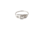Bague 51 Bague trilogie or blanc diamants 58 Facettes