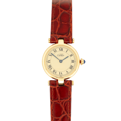 Cartier Must Vendôme - Lemon roman dial - SM 58 Facettes