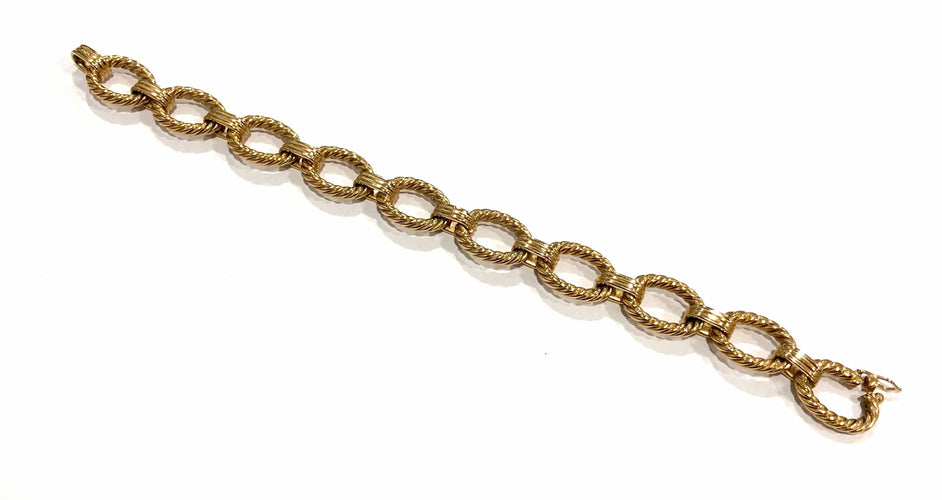 Bracelet BRACELET VINTAGE OR JAUNE 58 Facettes