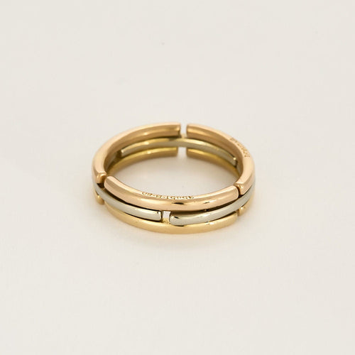 Bague 62 BULGARI - Bague trois ors articulées 58 Facettes VILLEF0057