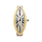 Montre Montre Cartier, "Baignoire Allongée", or rose, cuir. 58 Facettes 35059