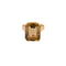 Bague 59 Bague or jaune et quartz fumé 58 Facettes VIL0552