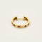 Boucles d'oreilles Paire d'anneaux d'oreilles en or jaune, diamants et rubis 58 Facettes POI0204