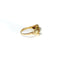 Bague 59 Bague solitaire en or rose 18 carats et diamant taille brillant 58 Facettes