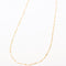 Collier Chaîne vintage mailles alternées 46 cm or jaune 58 Facettes