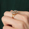 Bague 52 Bague or jaune et blanc 58 Facettes P6L15D